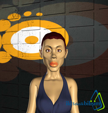 maya ile animatik kadın female tasarimi